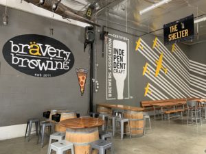 Bravery Brewing Company's tasting room