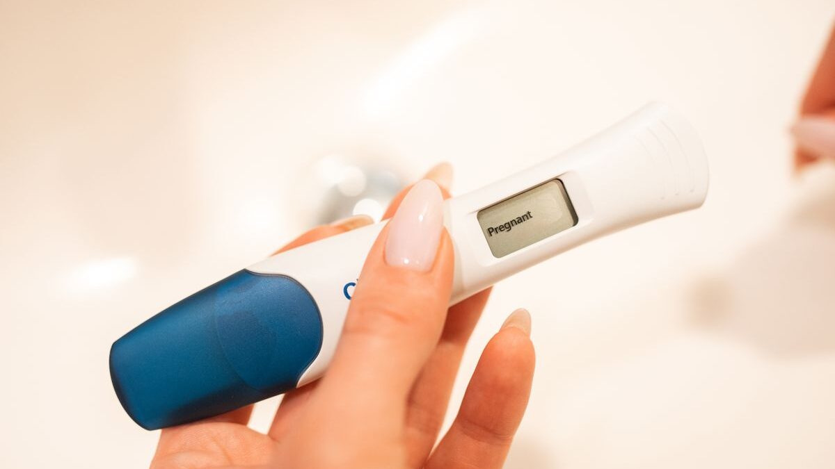 Positive pregnancy test