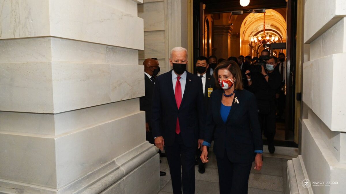 Joe Biden and Nancy Pelosi