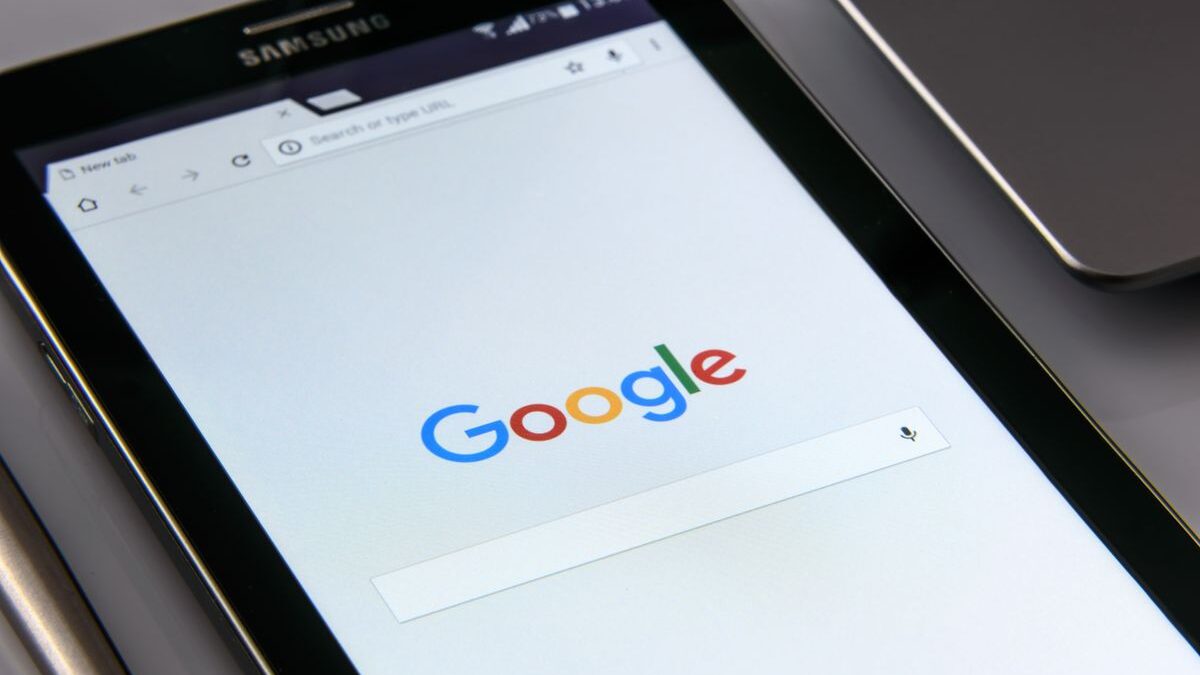 Google search screen