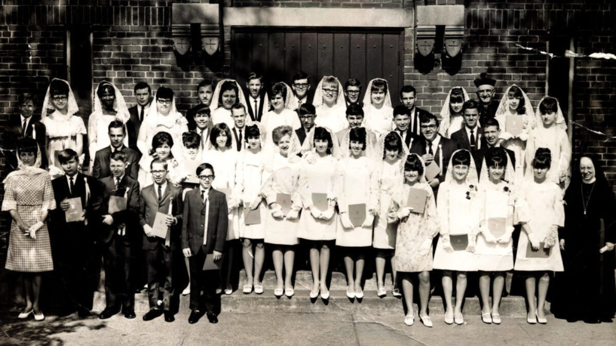 Catholic School Class Photo. Douglas Erickson/Flickr.