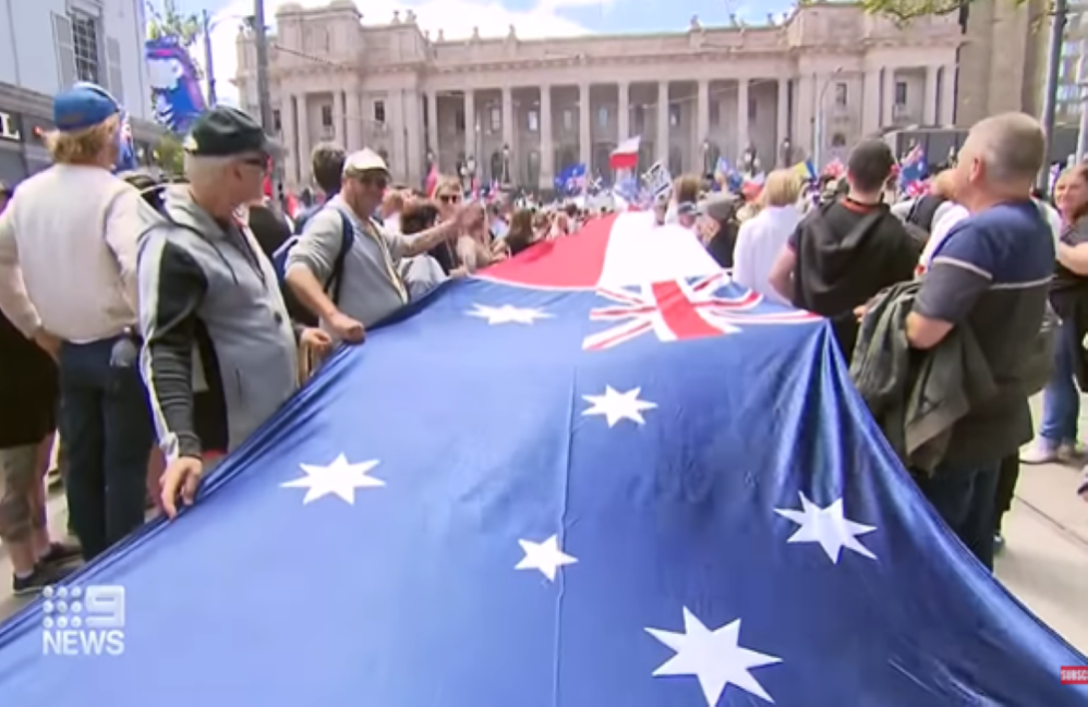 Massive Protests Erupt In Australia Over Worsening COVID Authoritarianism Picture2-998x649