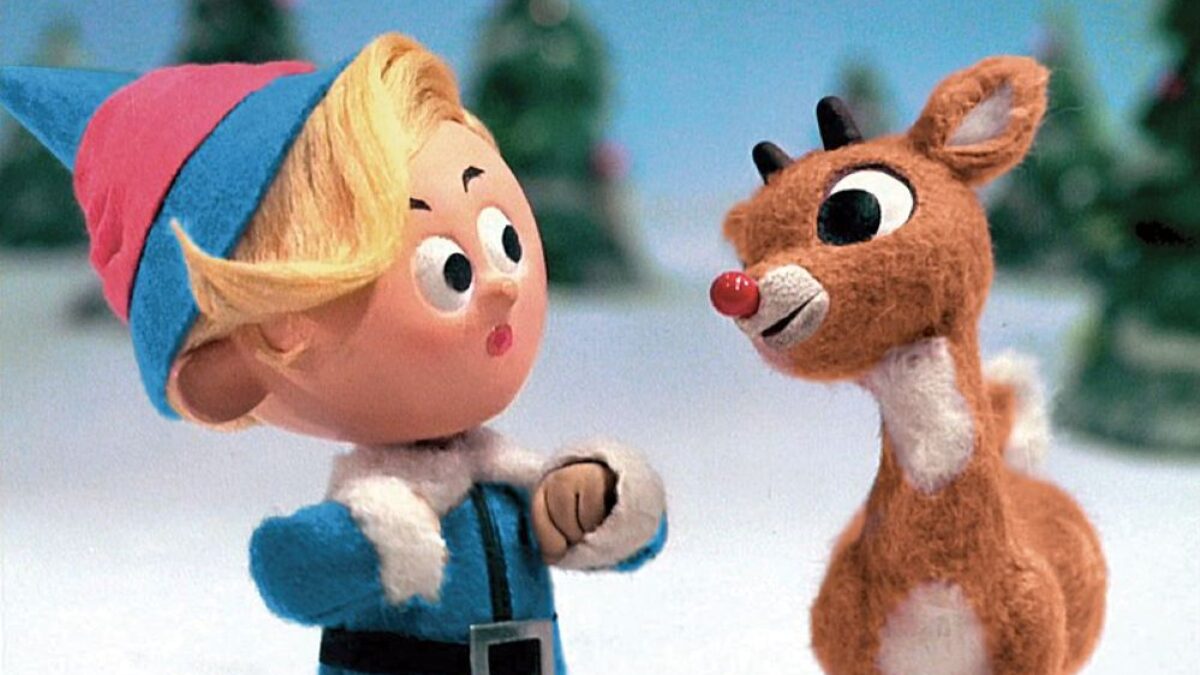 Rudolph the Reindeer and Elf friend
