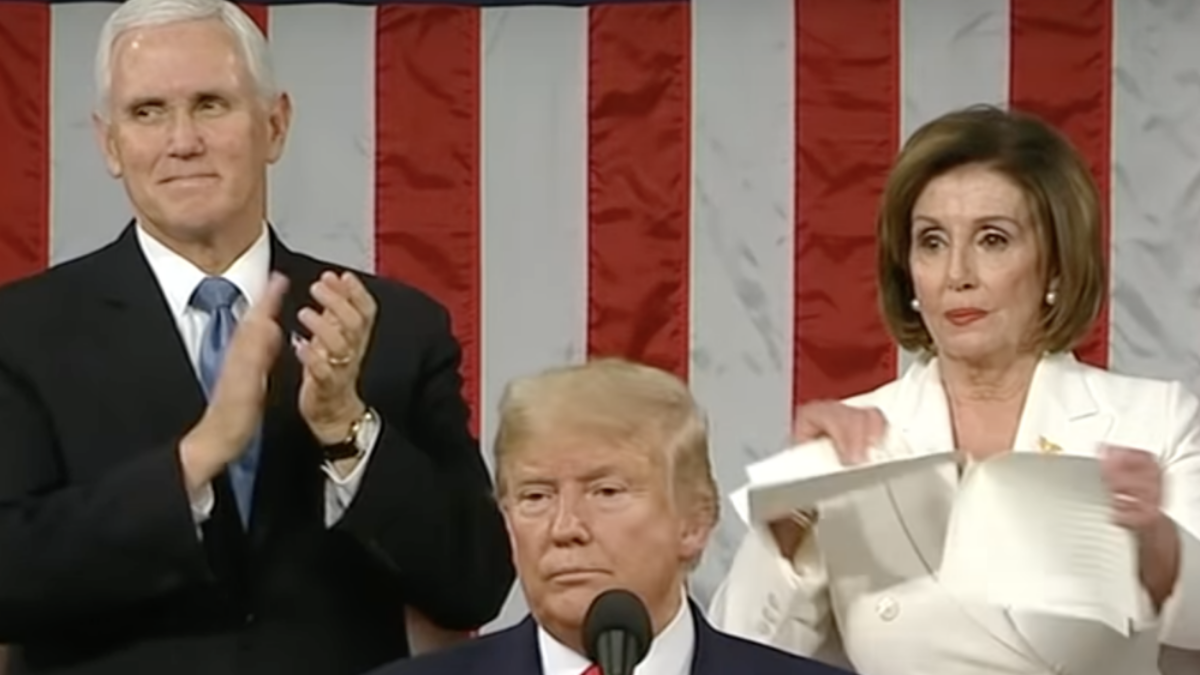 Nancy Pelosi rips Trump's speech