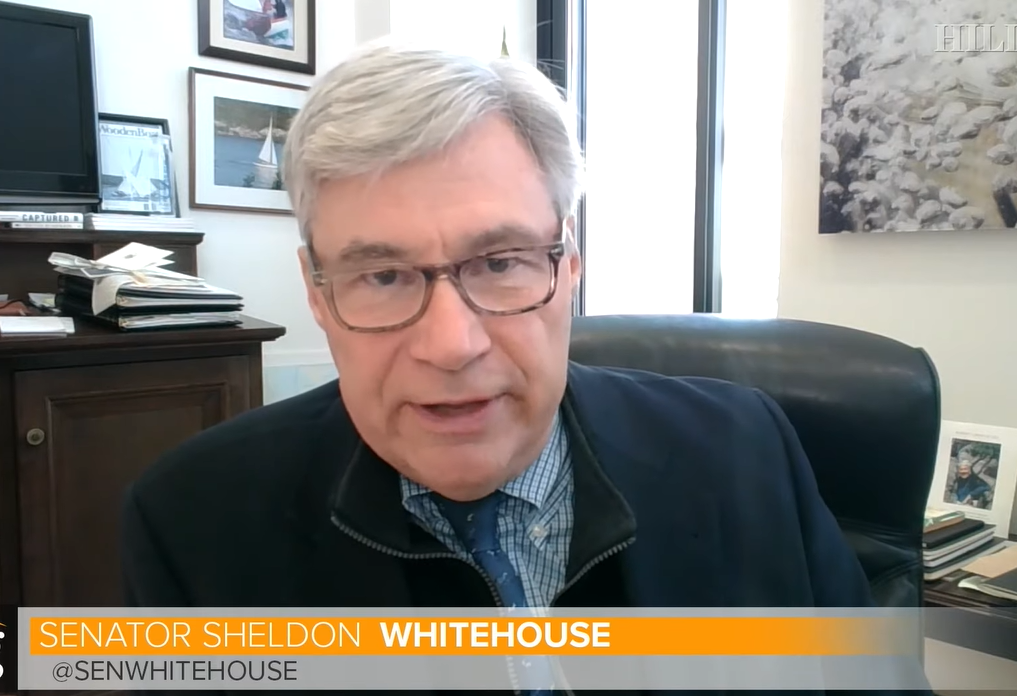 WATCH: Sheldon Whitehouse Squirms When Pressed On Hunter Biden