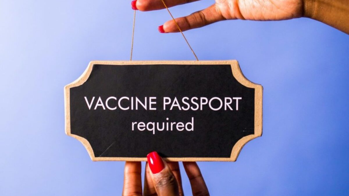 vaccine passport required sign