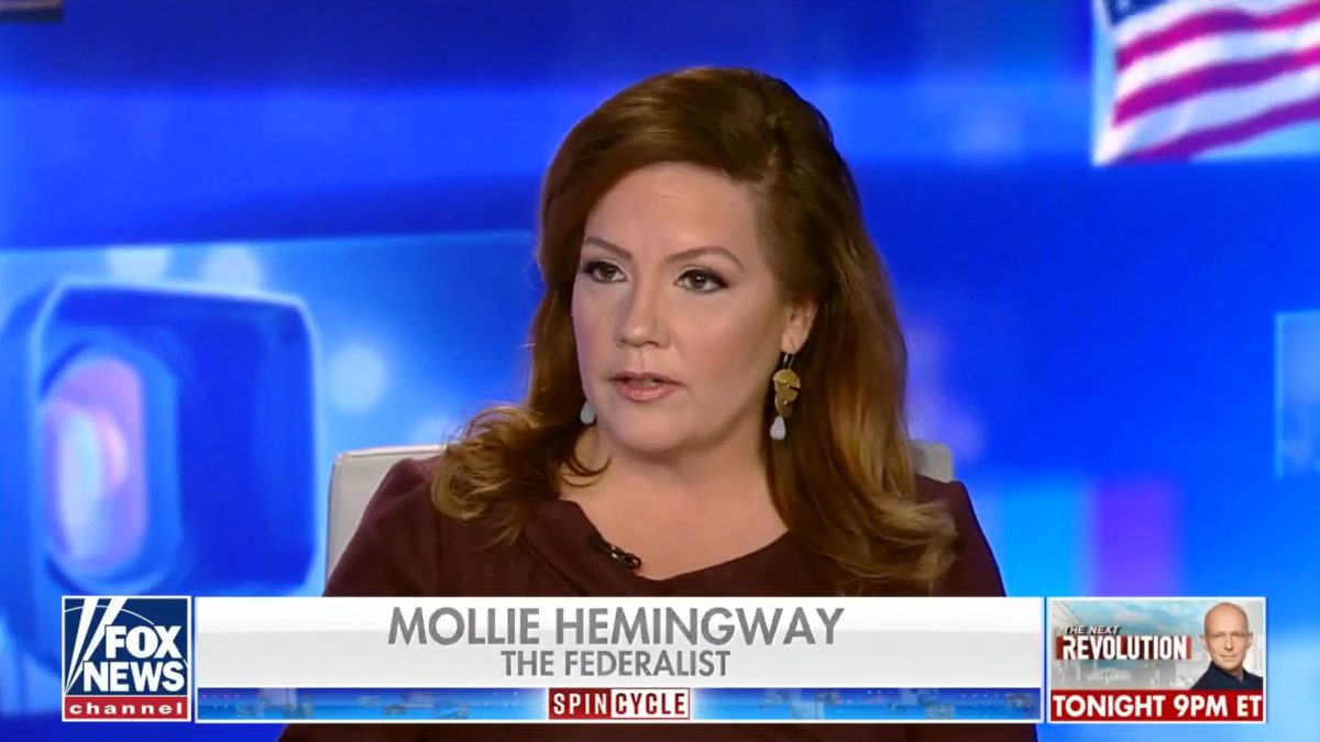Mollie Hemingway on Fox News