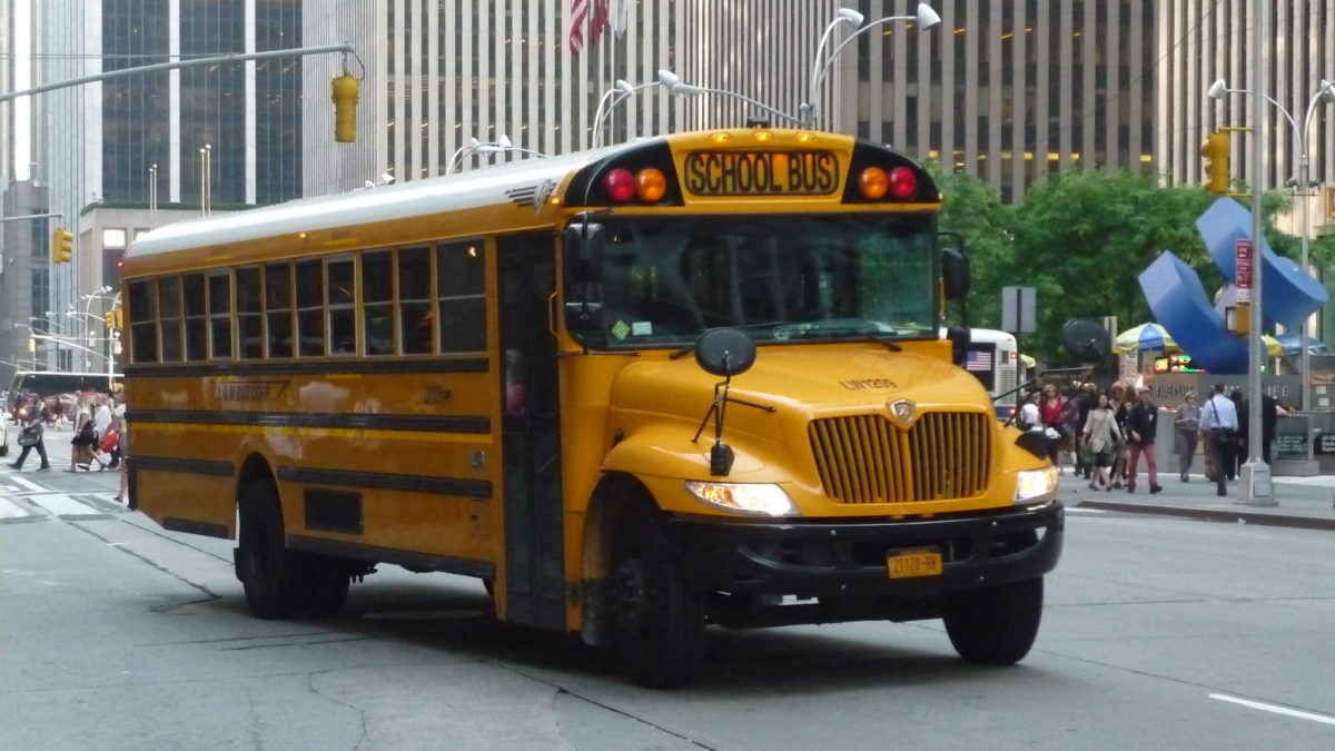 school bus city