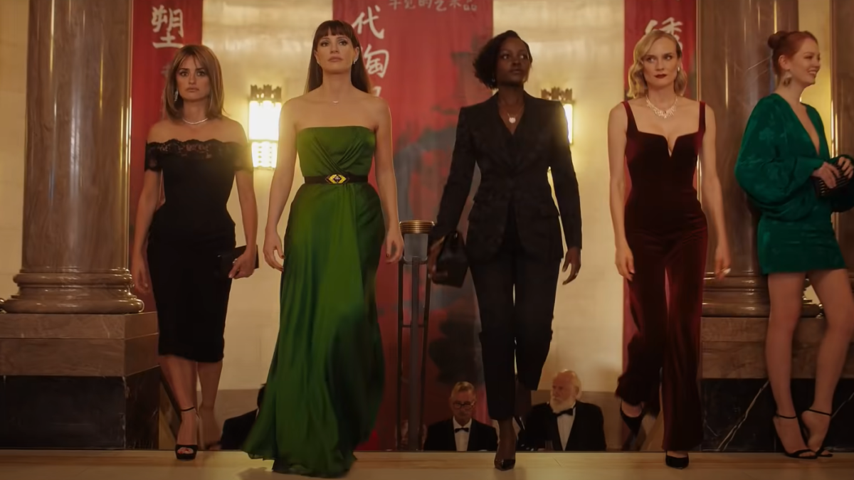 Penelope Cruz, Jessica Chastain, Lupita Nyong'o, and Diane Kruger in The 355