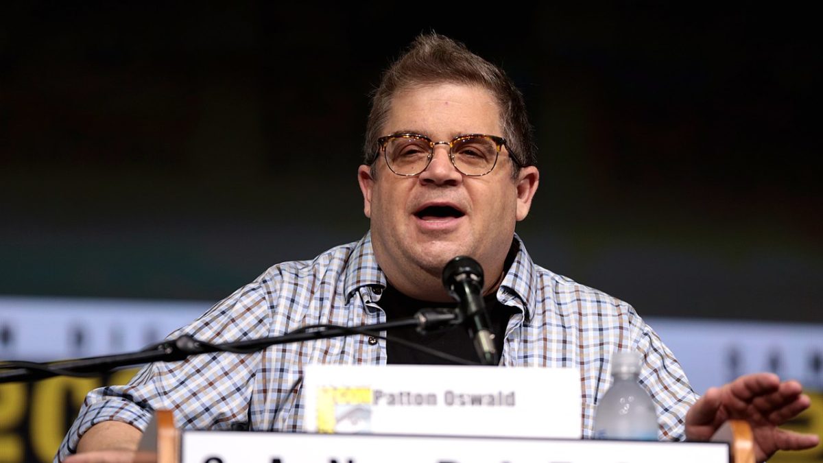 Patton Oswalt at a conference