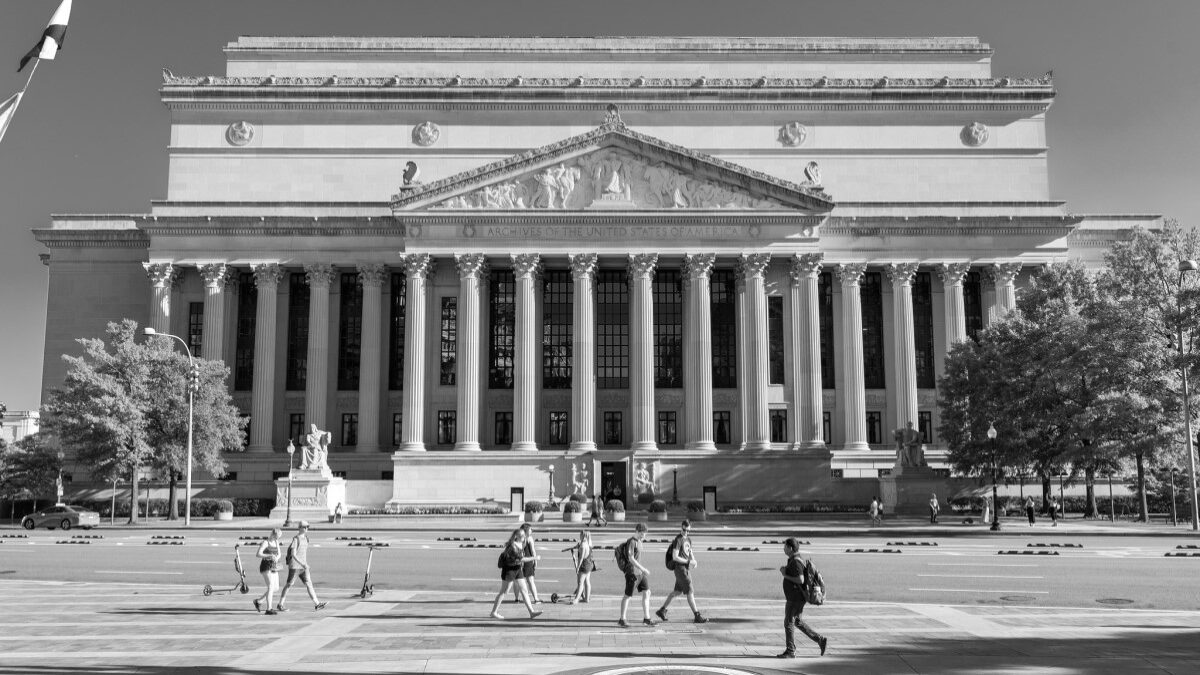 National Archives in Washington DC