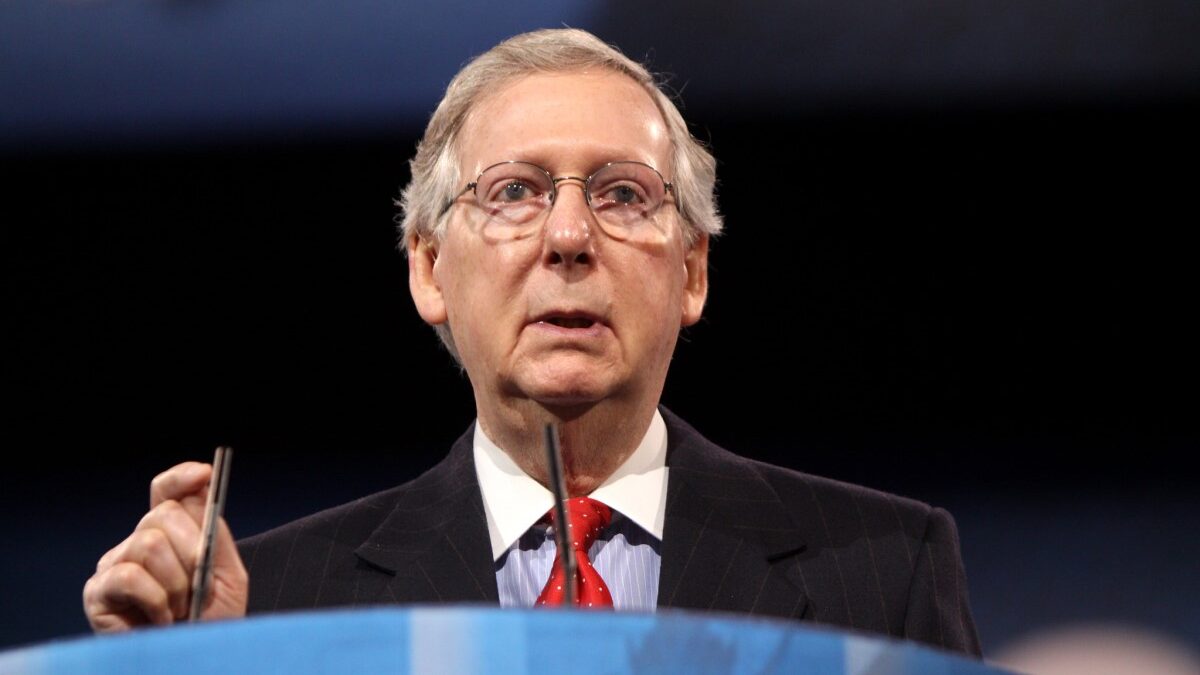 Mitch McConnell looking odd