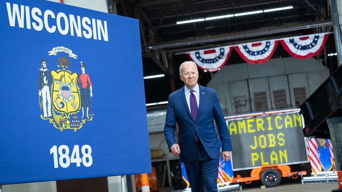 Joe Biden in Wisconsin