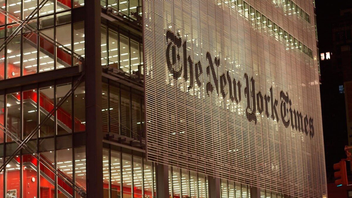 The New York Times offices in NYC