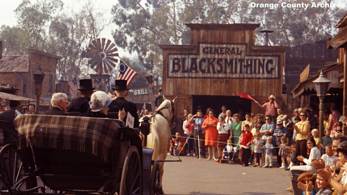 The Prospectors Day parade, late 1960s. Photo courtesy Orange County Archives/Flickr.