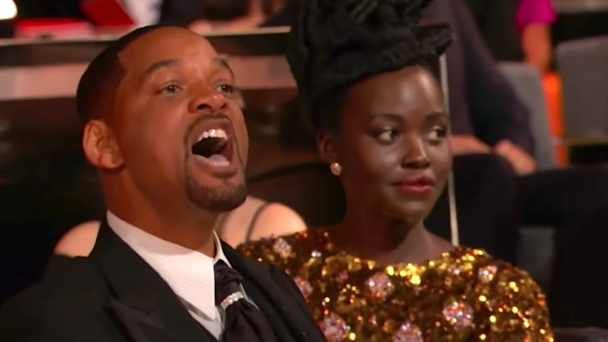 Will Smith yelling at The Oscars