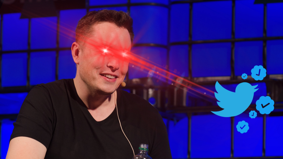 modified photo of Elon Musk