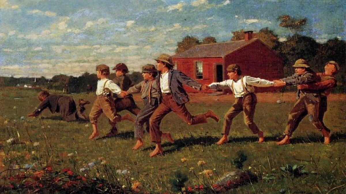 Winslow Homer, Snap the Whip