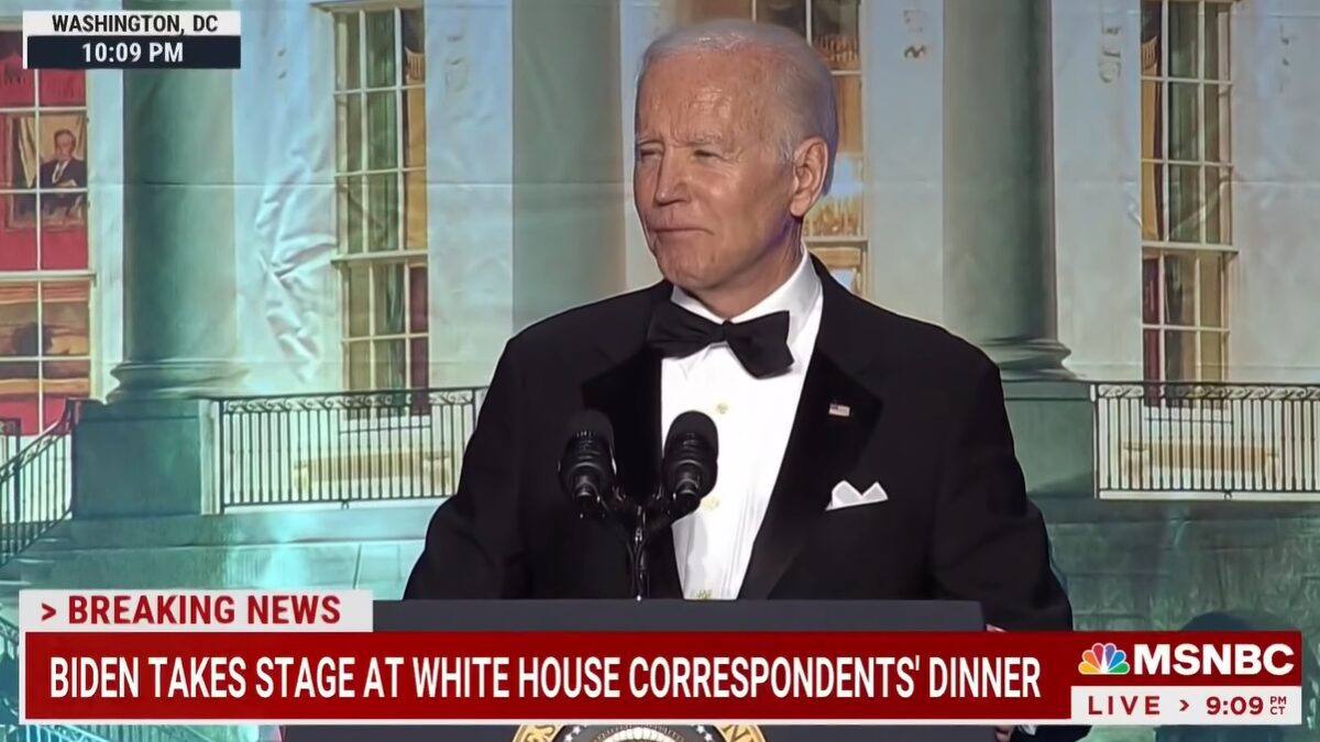 Joe Biden at White House Correspondents Dinner