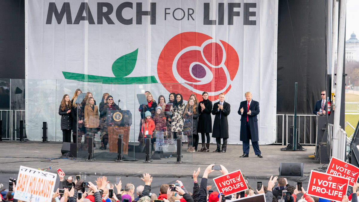 President Trump at the March for Life