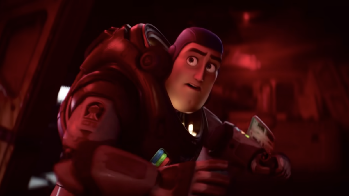 Buzz Lightyear in the new Pixar movie 'Lightyear'