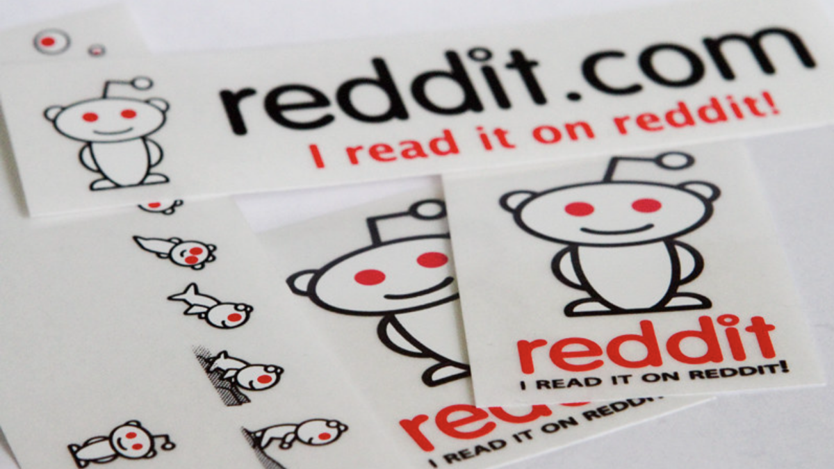 stickers of redditt logo