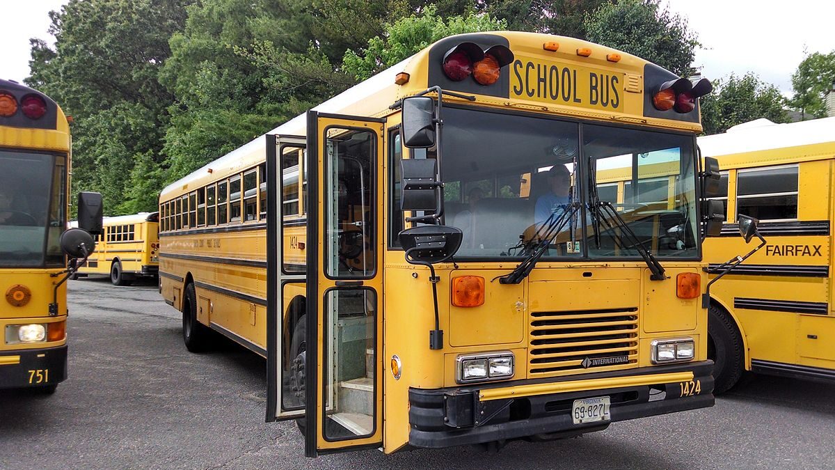 school bus, Fairfax County Public Schools, Virginia