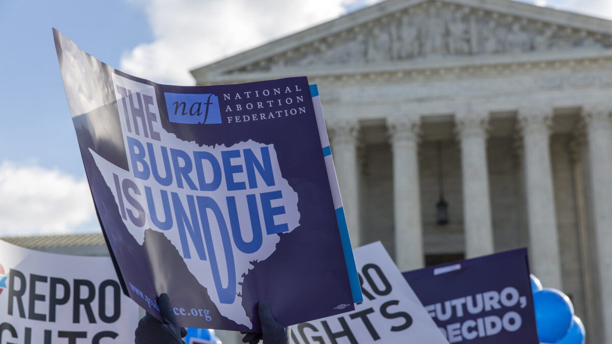 Supreme Court abortion protest Texas