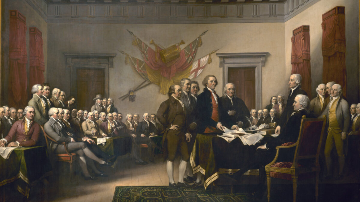 signing of the Declaration of Independence