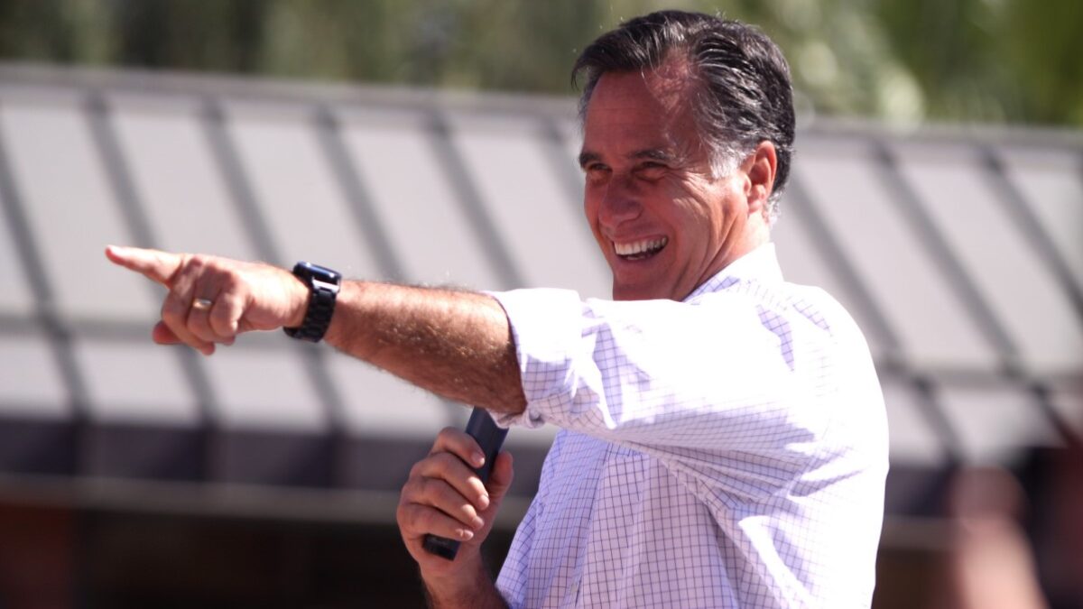 Mitt Romney looking like a tool