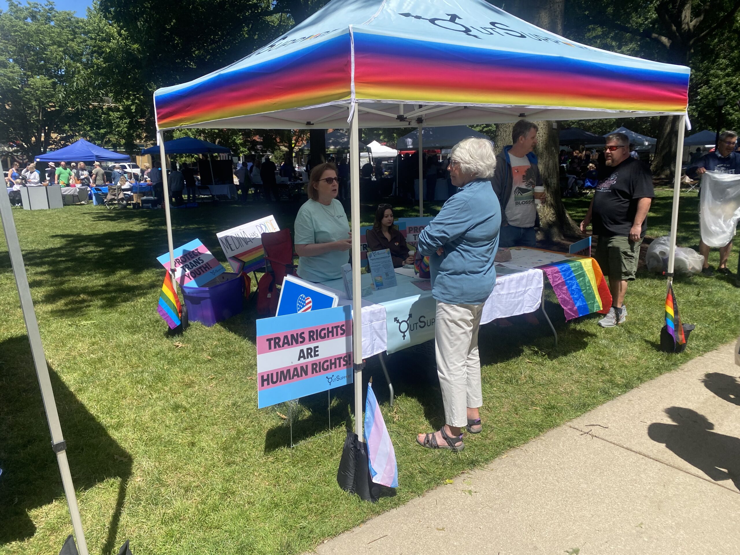‘What Planet Am I On?’: Stumbling Across The ‘Protect Trans Youth’ Booth In My Small Town