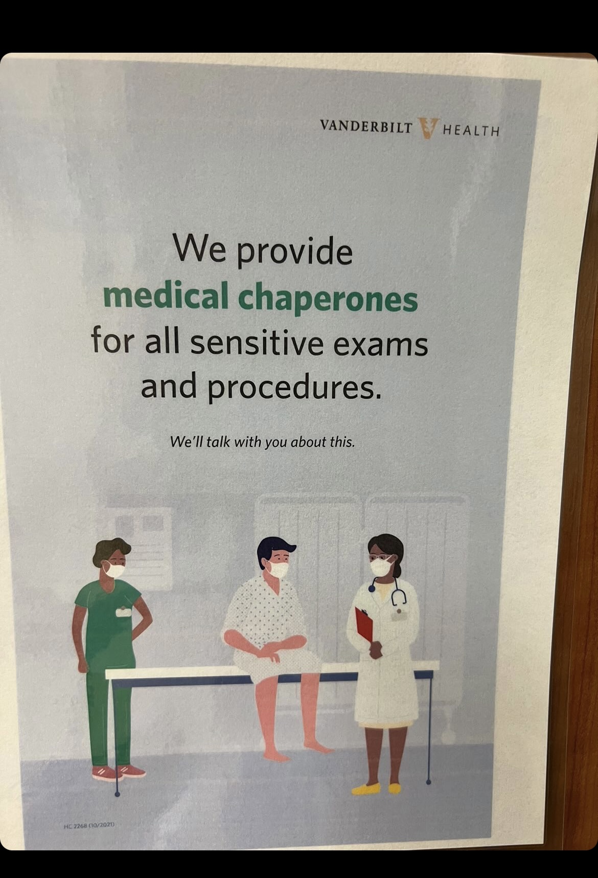 university of michigan medical chaperone policy