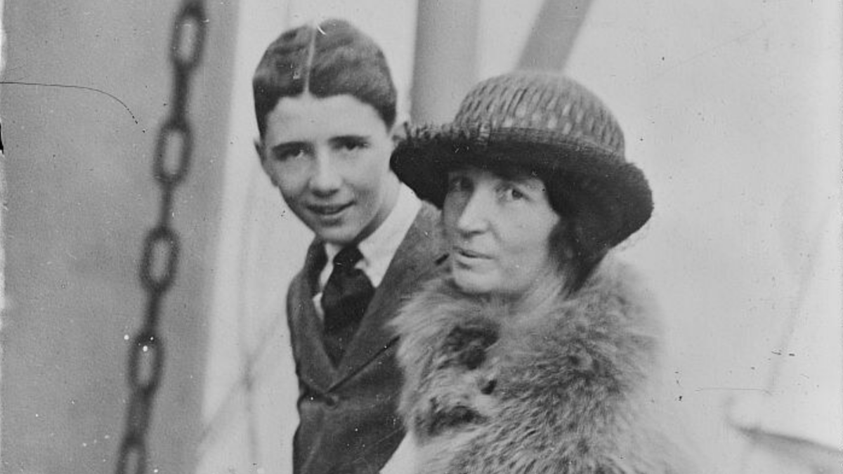 Margaret Sanger and son