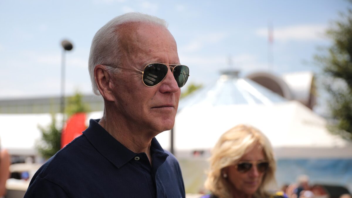 Joe Biden in aviators