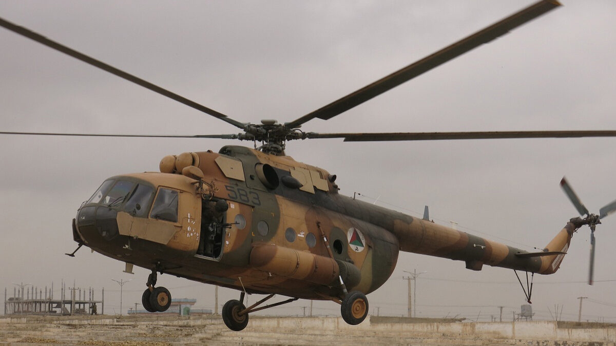 Mi-17 Afghan helicopter