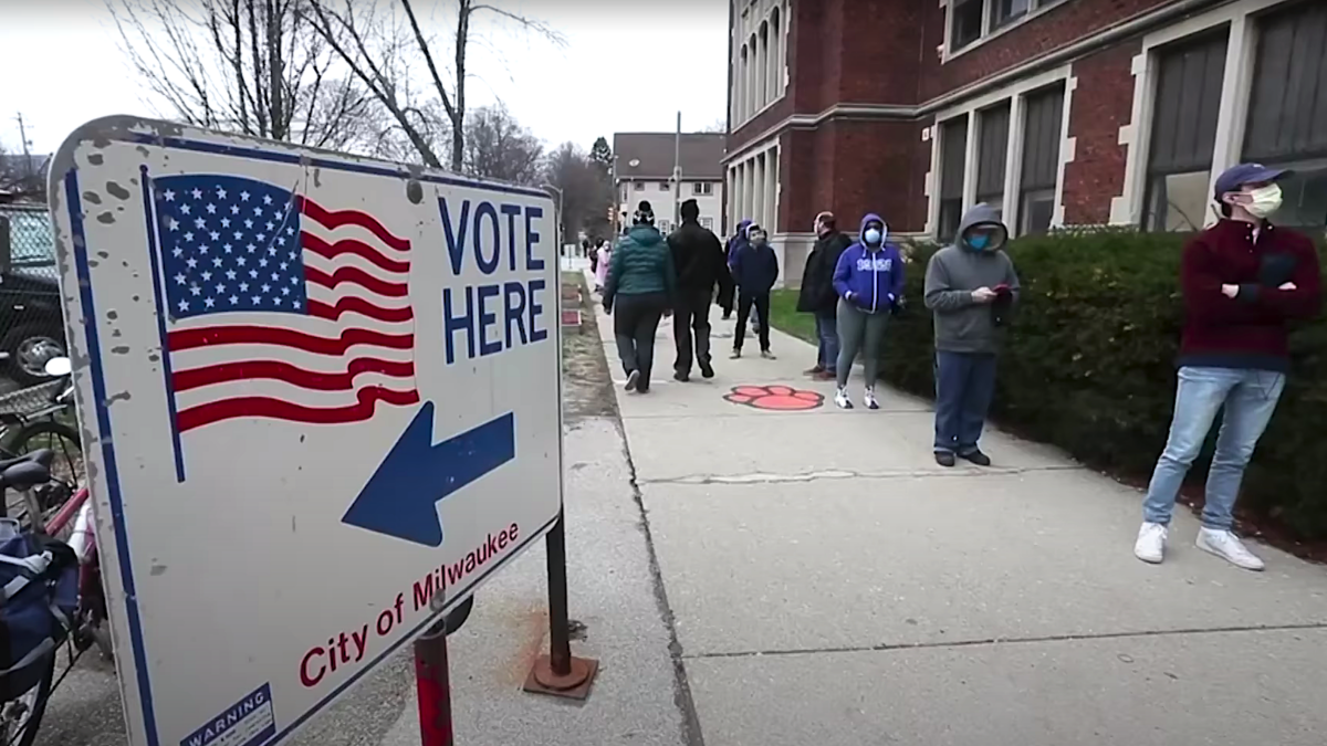 2020 Election voting in Milwaukee