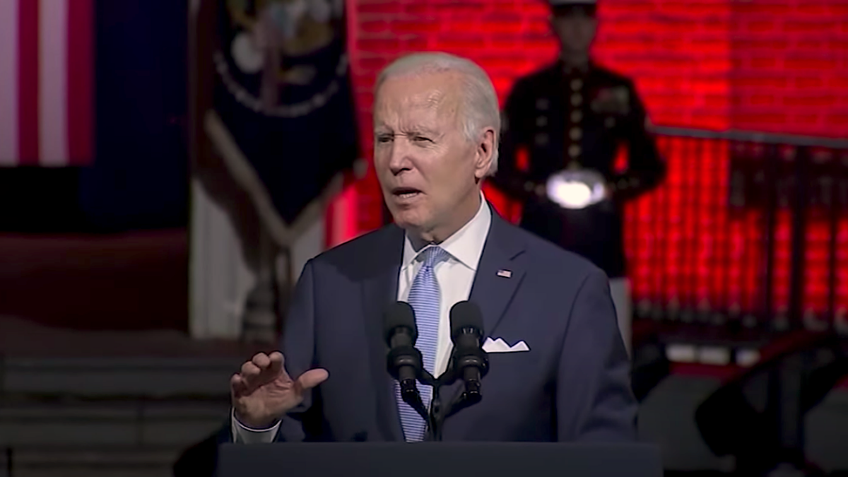 Joe Biden gives democracy speech