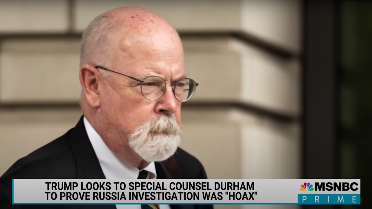 Special Counsel John Durham news on MSNBC