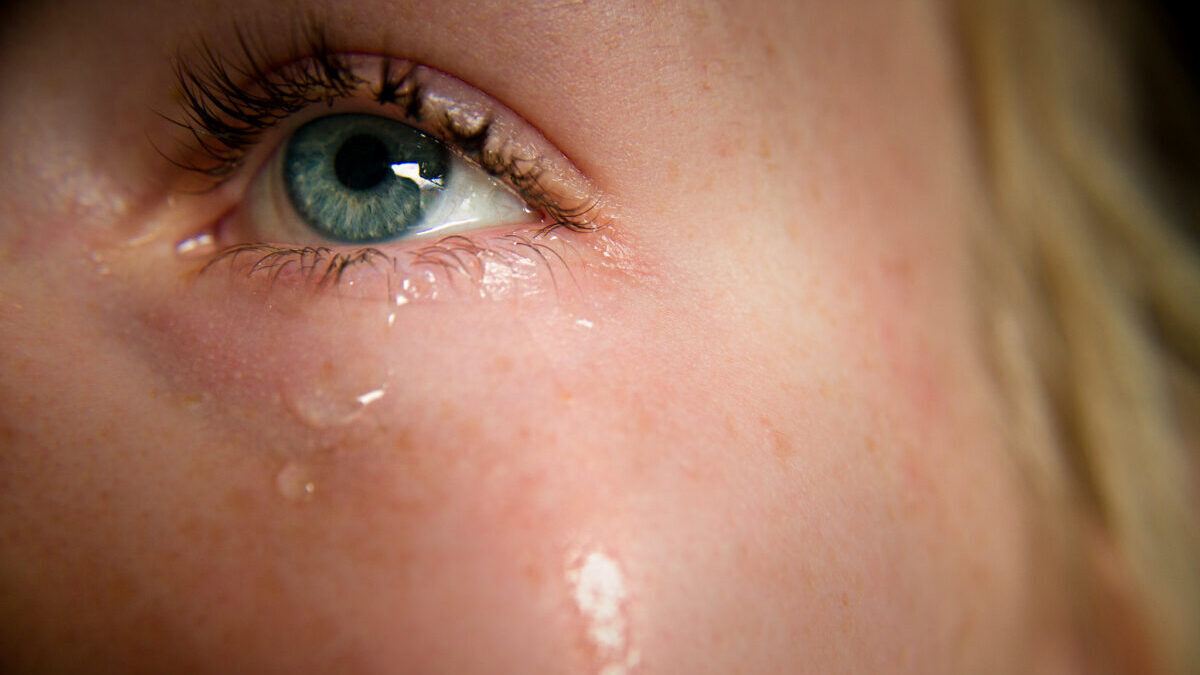 crying woman