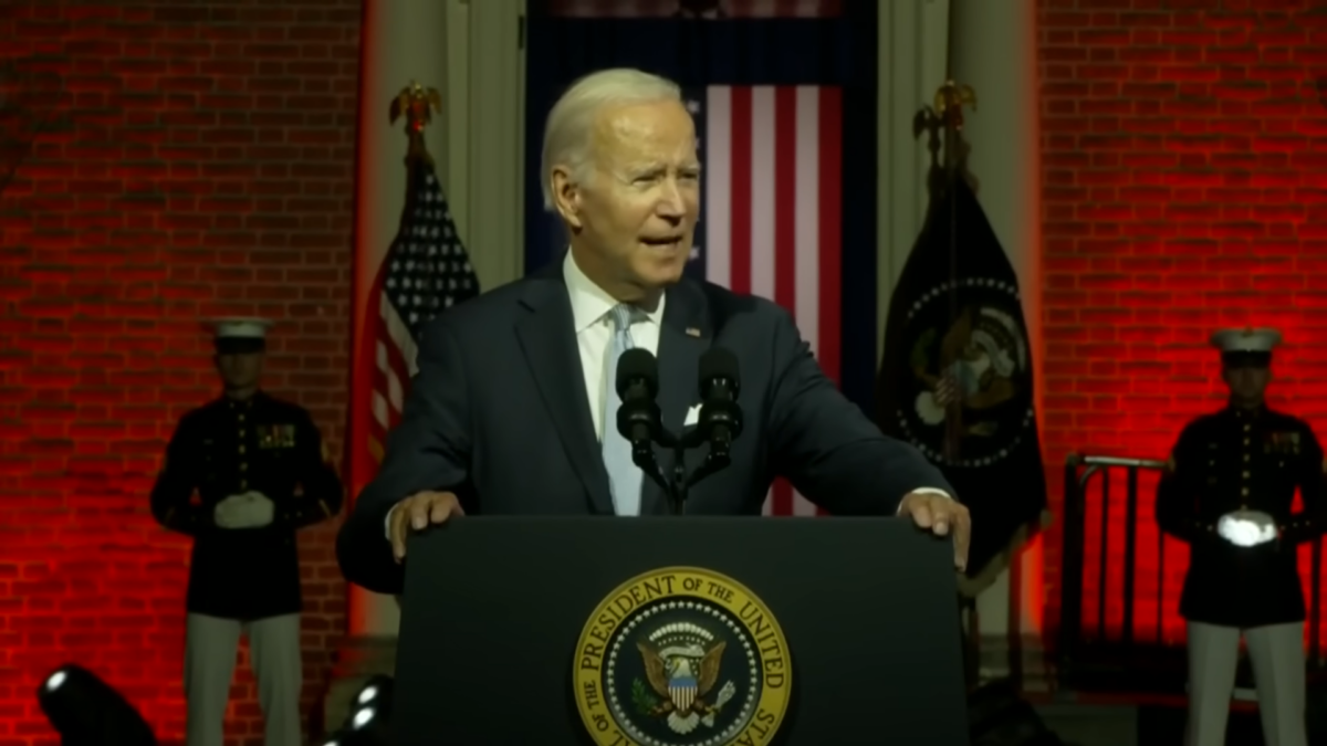 Biden during Sept. 1 address
