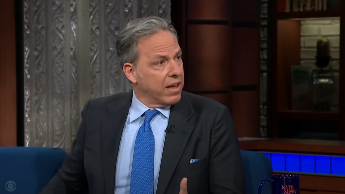 Jake Tapper on The Late Show with Stephen Colbert