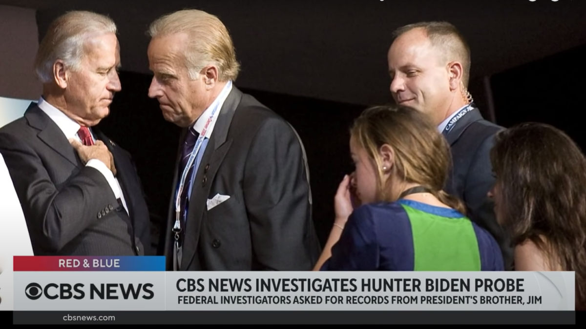 James Biden and Joe Biden segment on CBS News