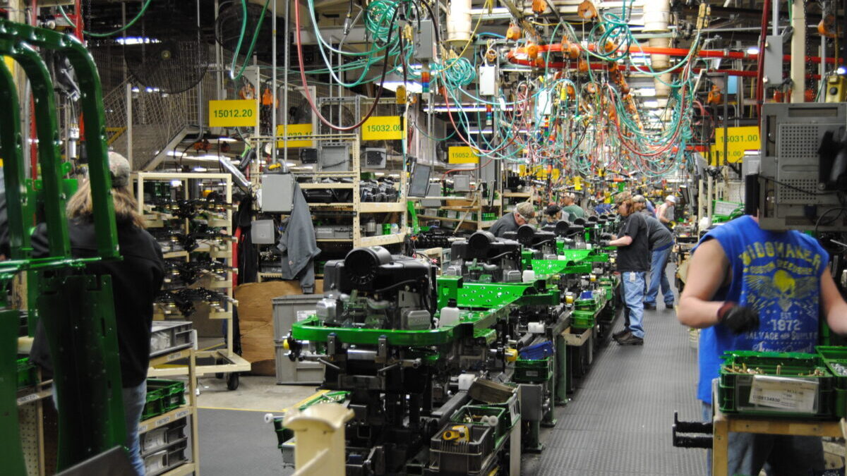 John Deere assembly line