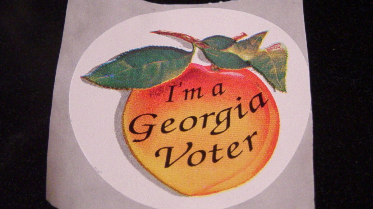Georgia voter sticker