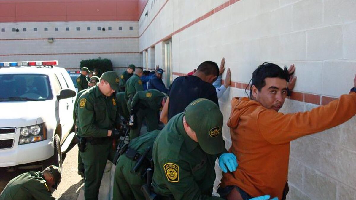 Arrest at the US Southern Border