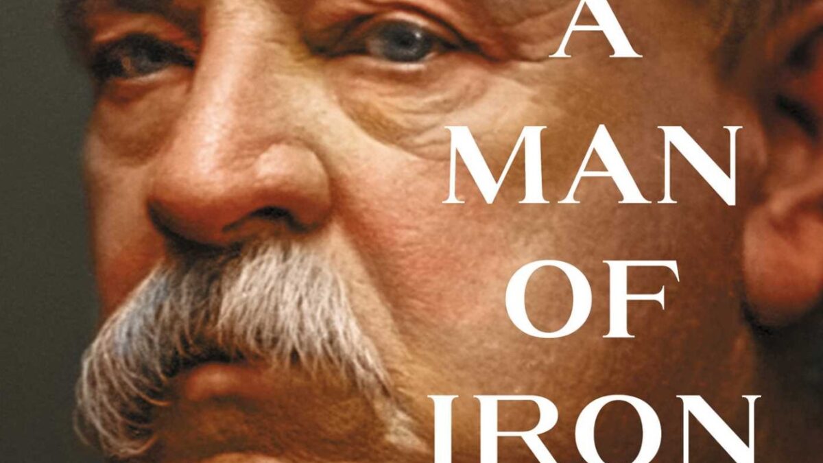 Grover Cleveland on "A Man Of Iron" book cover