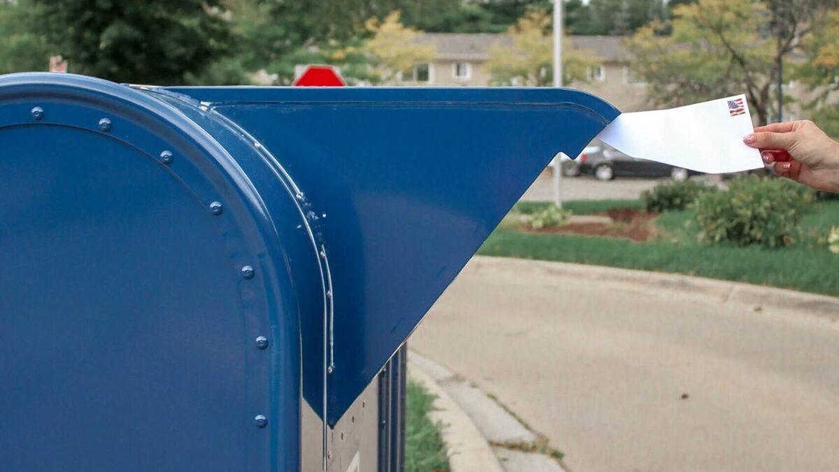 Postal drop box