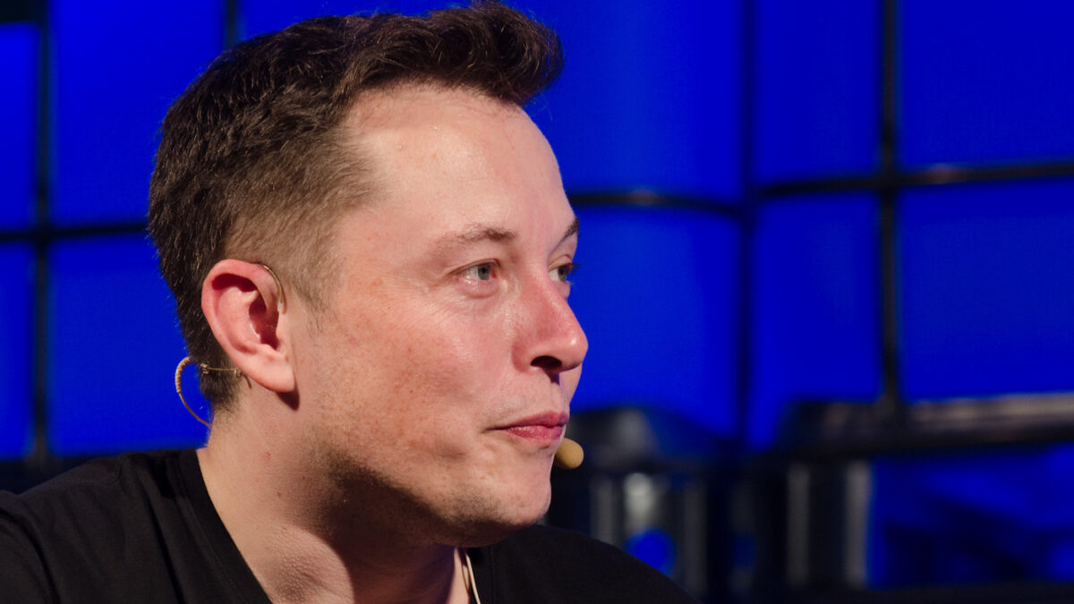 Elon Musk side profile