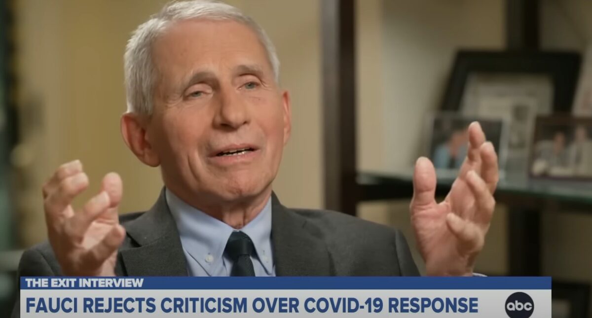 Anthony Fauci whining
