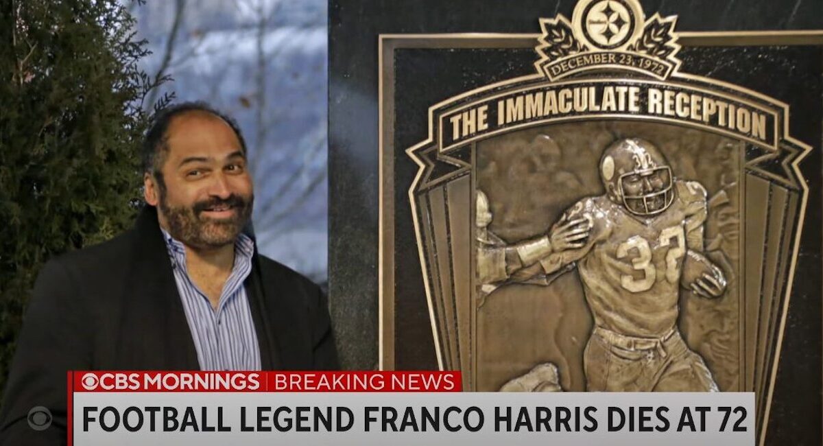 Franco Harris of the Pittsburgh Steelers
